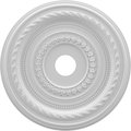 Ekena Millwork Cole Thermoformed PVC Ceiling Medallion (Fits Canopies up to 6"), 22"OD x 3 1/2"ID x 1"P CMP22CO